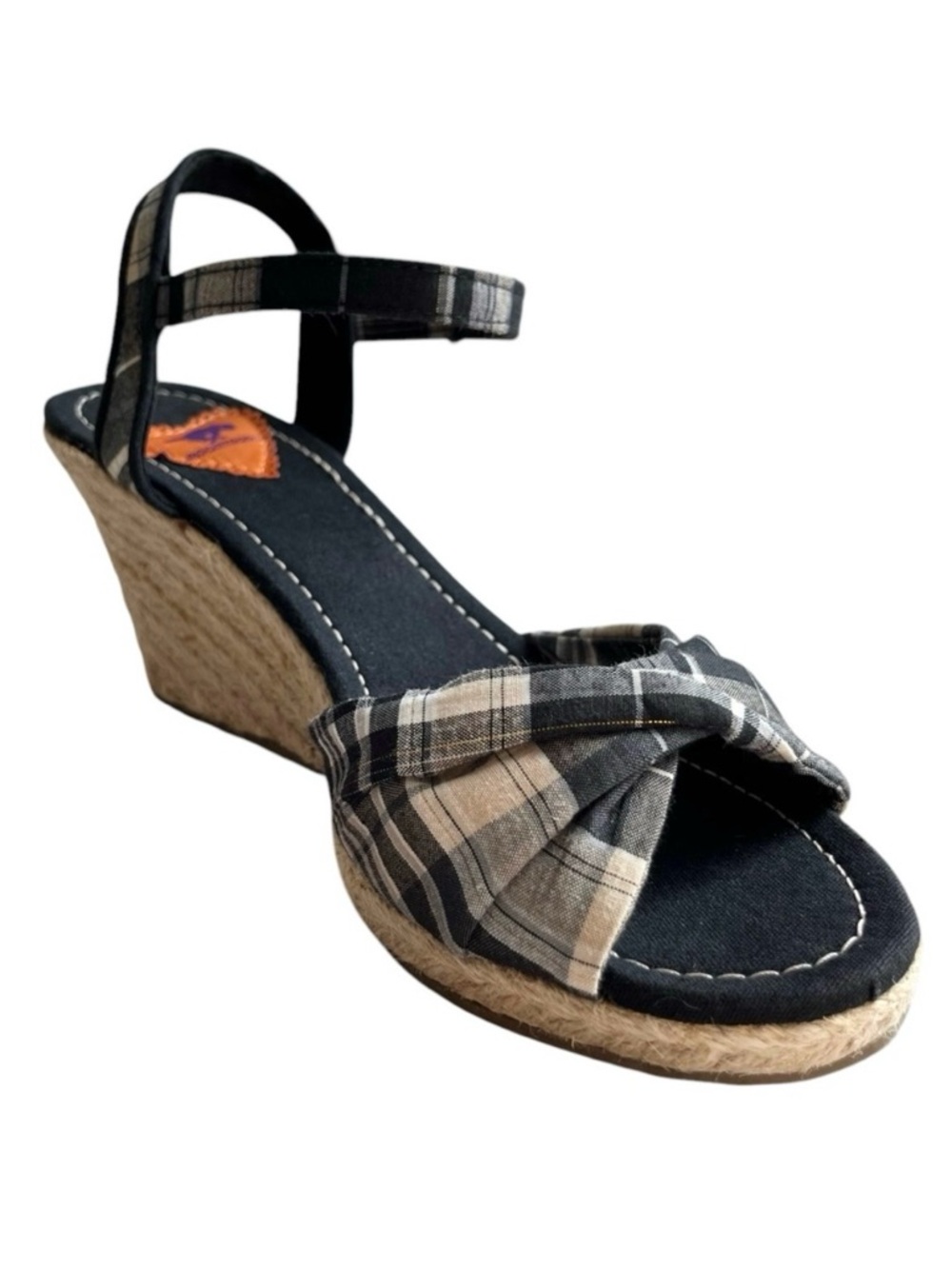 Rocket Dog NWOT Sandals Plaid Wedge Espadrille Shoes